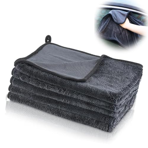 Genérico Bayeta Microfibra de Carbono, 5 Pieza 40 x 60 cm Paños de Limpieza Magico Ultra Absorbentes, Paños Microfibra Toallas de Limpieza Multiuso para Cocina, Coche, Ducha