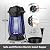 XGAYOO Bug Zapper Outdoor, Electric Mosquito Zapper, Fly Traps Indoor Outdoor & Flying Insects Zapper, Mosquito Killer Indoor, ABS Plastic Outer (Dark Black)