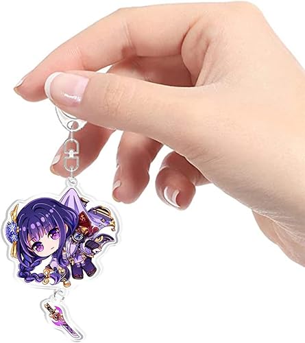 Miniatura 8 de Viwind Genshin Impact Keychain,Anime Keychains Cute Kawaii Acrylic Keychain Set for Backpacks,Gifts for Women Men Boys Girls