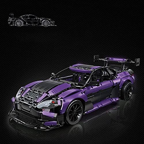 QIXIAOCYB XSuper 1: 8 911 Technics Supercar-Auto mit anheblichen Spoiler 3850 stücke DIY Racing Supersport Auto… – Bild 4