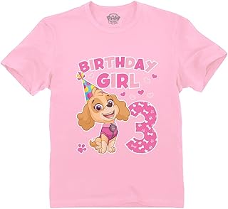 Camiseta Niña Patrulla Canina Cumpleaños 3 Años Ropa Niña Camiseta Bebe