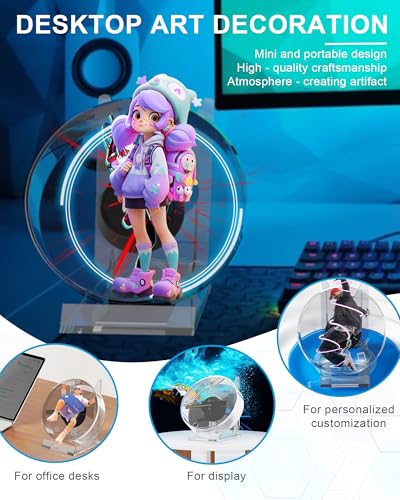 3d hologram fan 473939 3d holographic display with clear cover spinner perfect for birthday partieshalloweenchristmasthanksgivingeaster