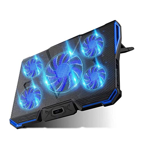 Base Refrigerante para Laptop con 5 Ventiladores Ajustables miniatura 1