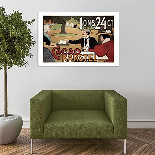 Affiche encadrée Cacao Karstel Spiffing Prints format moyen semi-brillant