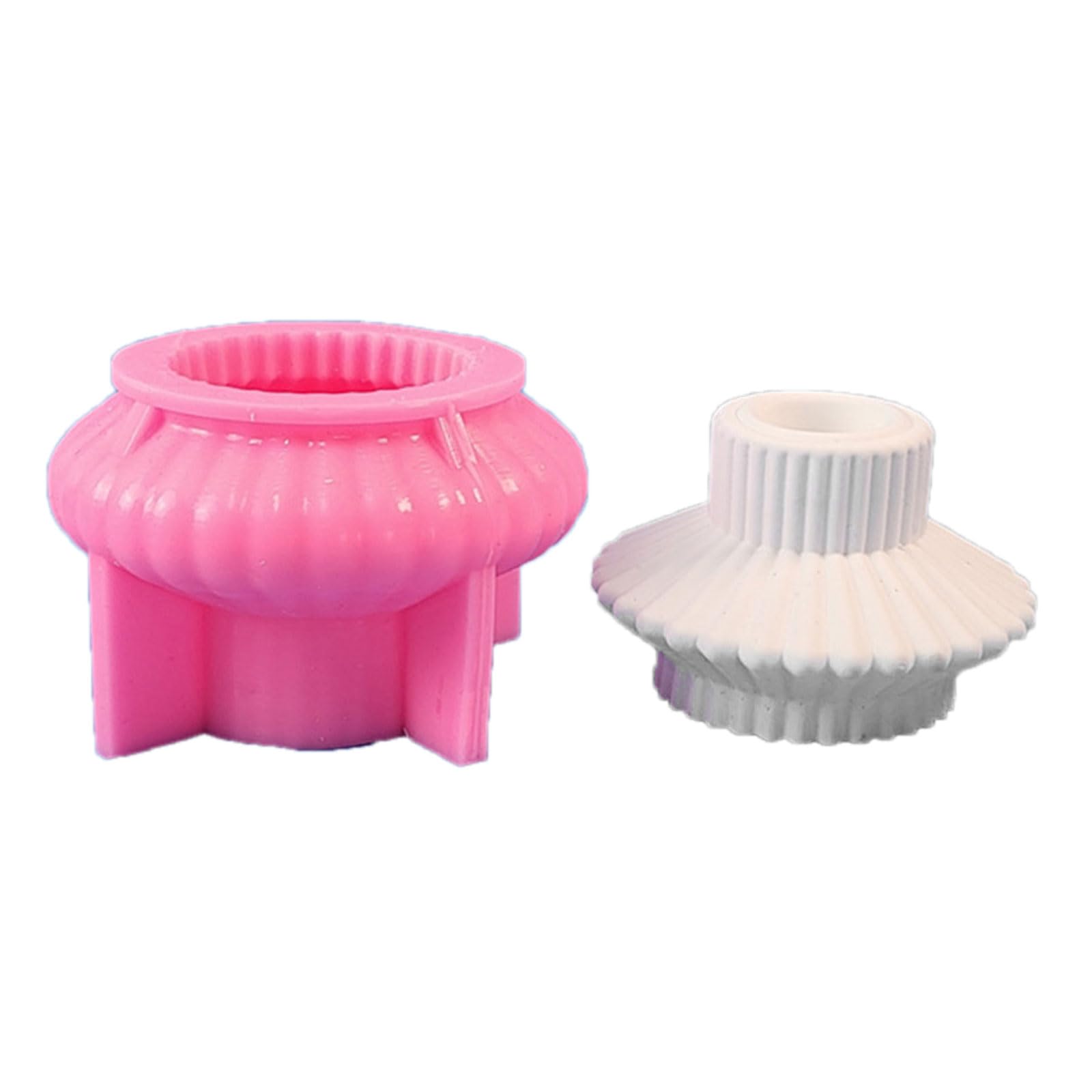 YUHANGCIYECandlestick Molds,Geometric Candle Holder Molds Geometric Candlestick Molds for Making Candle Holder Gypsum Decorations Christmas Gift（123#）