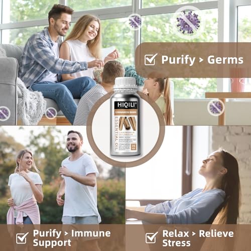 Image of HIQILI Cinnamon Essential Oil for Candle, Spary & Diffuser - 100% Pure Natural - Indoor and Outdoor