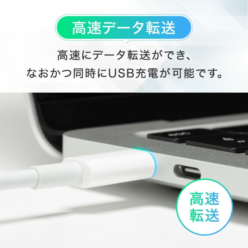 Amazon.co.jp: REDHiLL TypeC-USB 3本セット ケーブル 充電ケーブル
