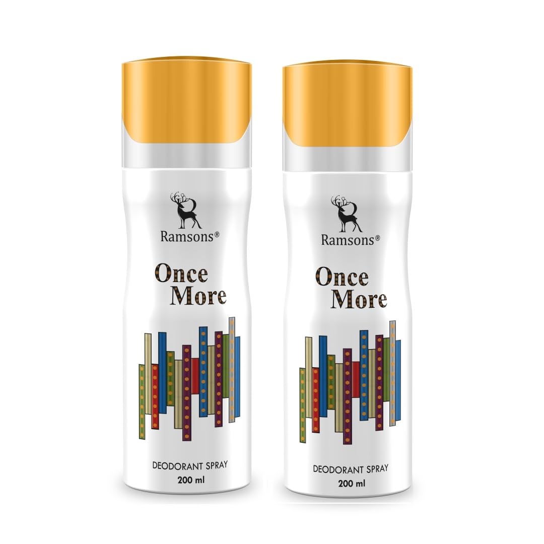 Ramsons - ONCE MORE Deodorant Spray |200 ML | Body Spray For Men | TN - Bergamot, Peach, Plum, Orange Blossom | MN - Mimosa, Vanilla Flower, Jasmine, Rose | BN - Leather, Vanilla, Musk, Amber, Tonka-picture-10