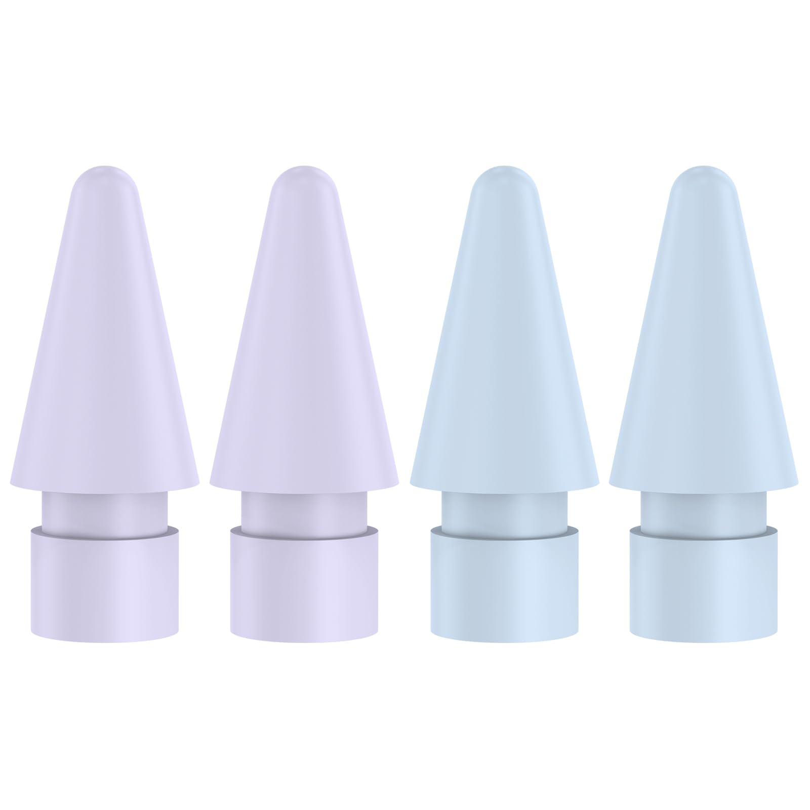 GRTHTATI 4 Pack Coloful Replacement Tips Compatible with Apple Pencil 2nd Generation, Apple Pencil 1st Generation & Apple Pencil USB-C, Wear-Resistant iPencil Nibs (Purple + Blue)-picture-24