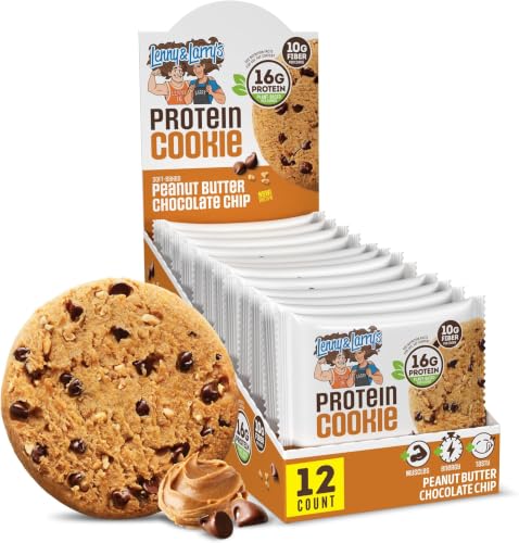 Image of Lenny & Larry's Protein Cookie, [Peanut Butter Chocolate Chip], Chewy Soft Baked, 16g Plant Protein, Vegan, Non-GMO, High Fiber, 4 Ounce Cookie (Pack of 72)
