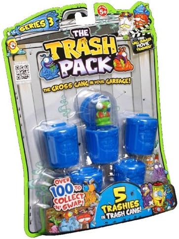 Trash Pack Series 3 - 5 Trashies Blister Pack : Amazon.co.uk: Toys & Games