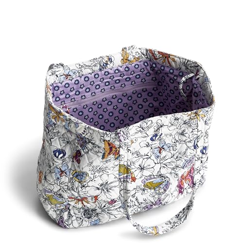 Image of Vera Bradley Women's Premium Cotton Small Hathaway Tote Bag