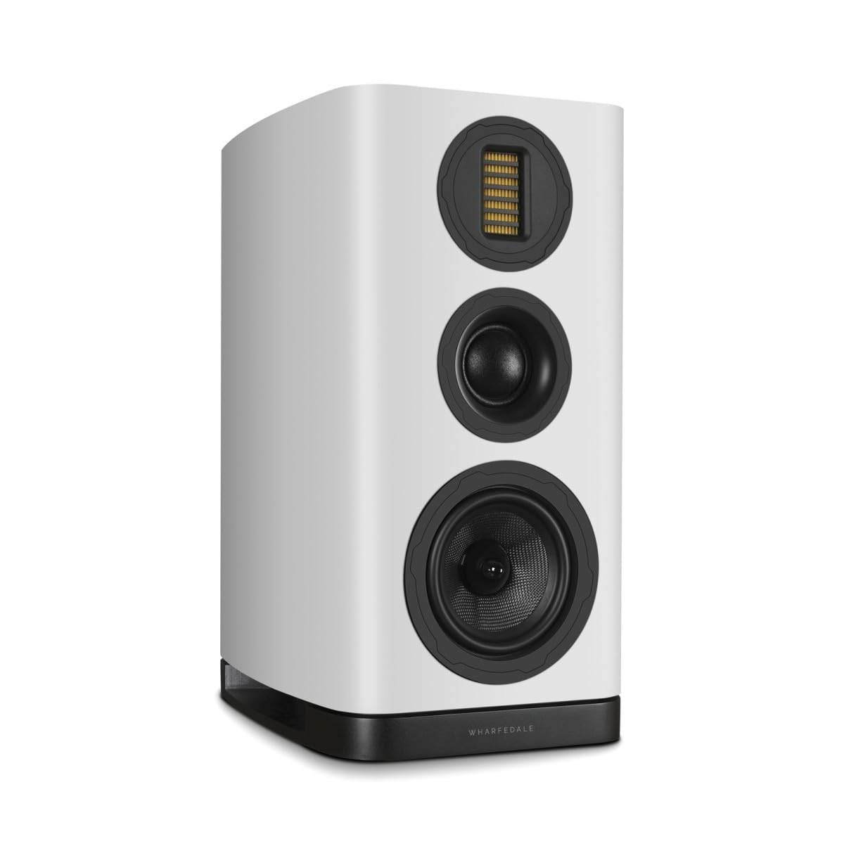 Wharfedale EVO 5.2 Altoparlanti Standmount (Coppia) - Woofer Kevlar da 6,5″, Soft Dome Midrange, Tweeter AMT, Bass Reflex a 3 vie (Bianco)