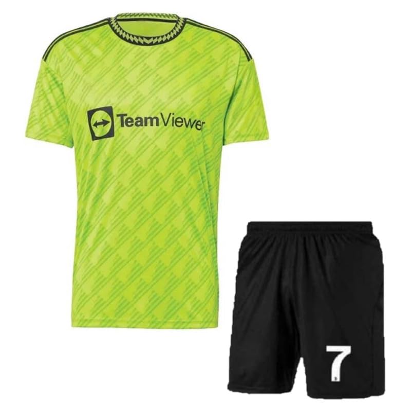 Image of Ronaldo 7 Jersey with Shorts for (Kids,Boys & Men)