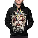 [misdozcq] BABYMETAL ベビーメタルメンズ パーカー 長袖 プルオーバー スウエット フード付き ジャージ ゆったり カジュアル S-3XL 大きいサイズ 秋冬服 S