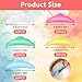 Classicseali 120PCS Eyelash Lift Pads,Silicone Lash Rods, Multicolor Reusable Soft Lashes Lifts Pads, Makeup Beauty Tools, for Full Eyes, for Eyelash Lifting and Coloring, 5 Sizes