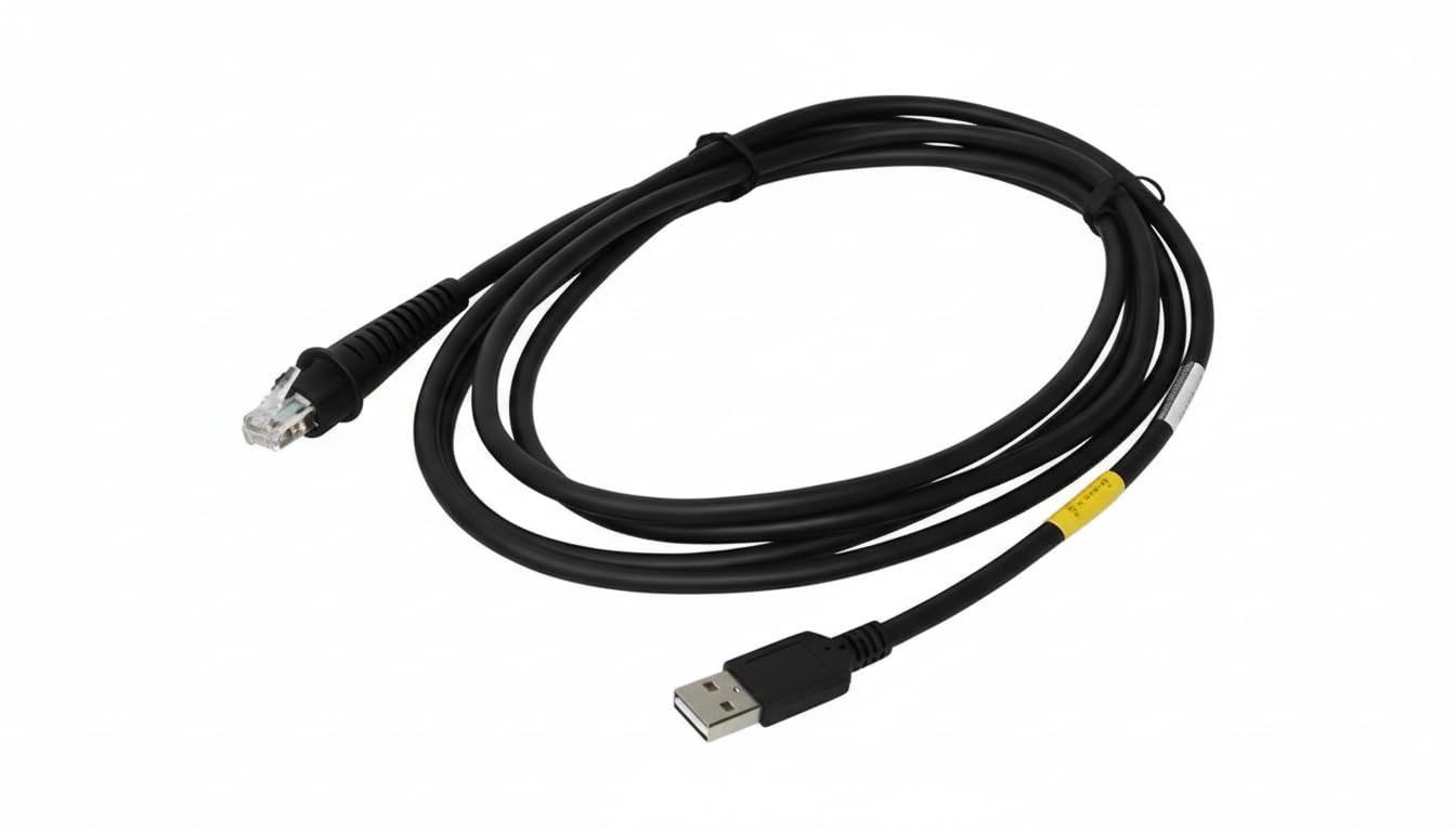 Honeywell 42206161-01E Straight Commercial USB Type A, 8.5' Cable for Model 3800, 3900, 4600, 4800 Series