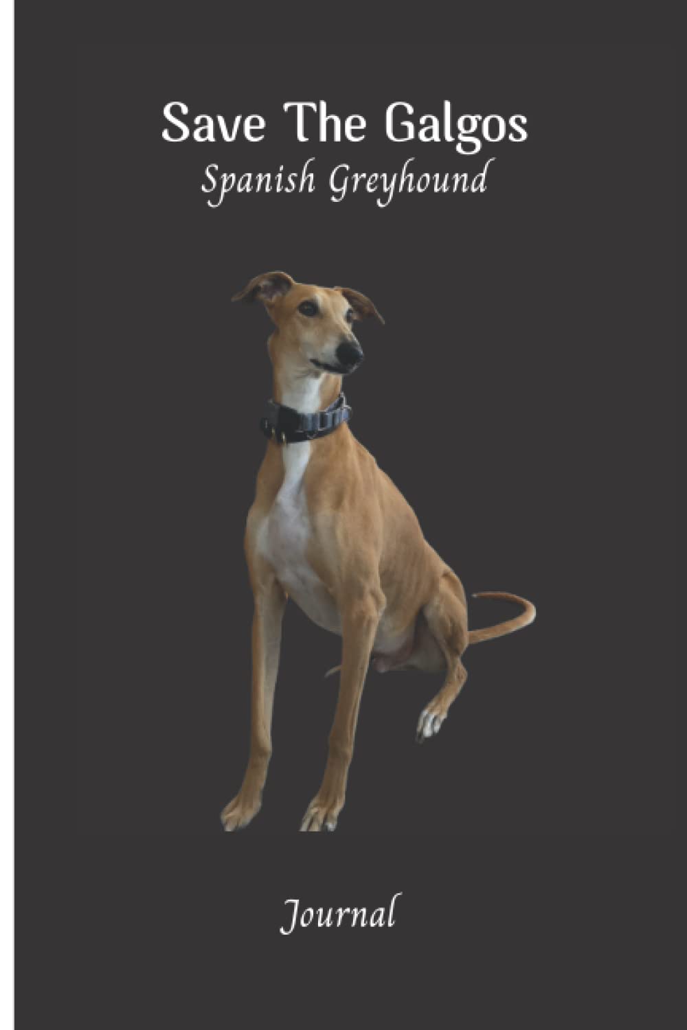 Save The Galgos: Spanish Greyhound | Beautiful Blank Lined Writing Journal or Notebook | 100 pages 6x9 inches | Rescue Dogs Are The Best