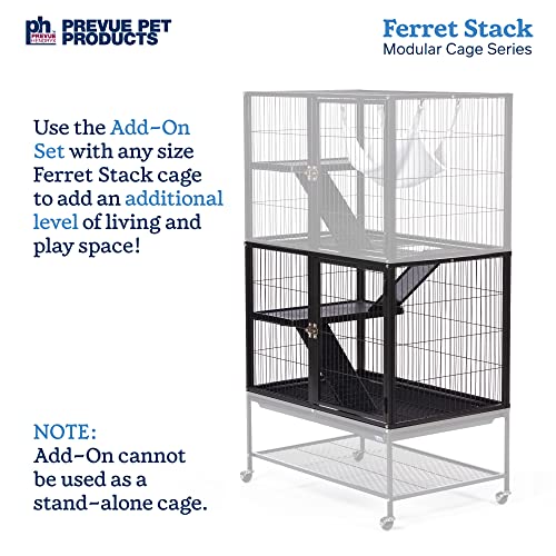 Prevue Pet Products Ferret Stacking Cage Add-On Unit, Fits Prevue Ferret Stack Cages #TOP4
