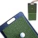 Winnrchan Foldable 60x30cm Golf Training Mat - Dual Grass Texture, Indoor Hitting Pad for Swing Practice, Lightweight & Compact Green 60cm * 30cm