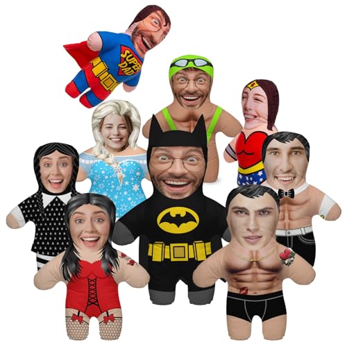 Ferocity Cojín de Almohada de Regalo con Foto Divertida Personalizada con Relleno Cuerpo Colorido con tu Propia Imagen de la Cara Impresa SU Talla Alto; de cumpleaños del niño [091]