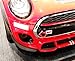 iJDMTOY Red Track Racing Style Tow Hook Ring Compatible with MINI Cooper (Gen1 R50 R51 R52 R53 R55 Gen2 R56 R57 R58 R59), Made of Lightweight Aluminum