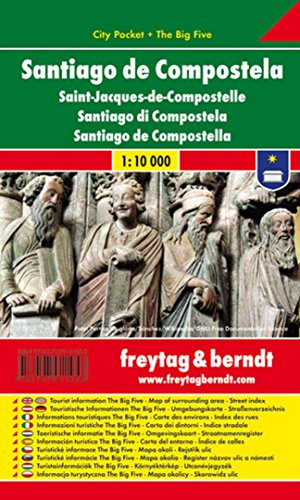 Santiago de Compostela 1:10.000: Stadskaart 1:10