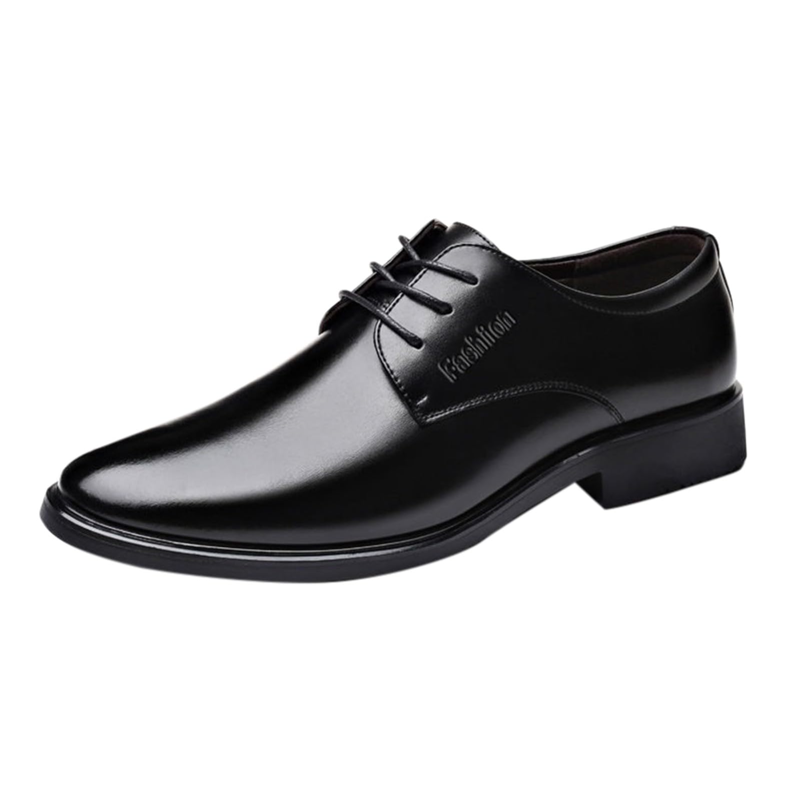 Scarpe Stringate Uomo In Pelle Eleganti - Stile Oxford E Derby Per Lavoro E Cerimonie - Foto 10