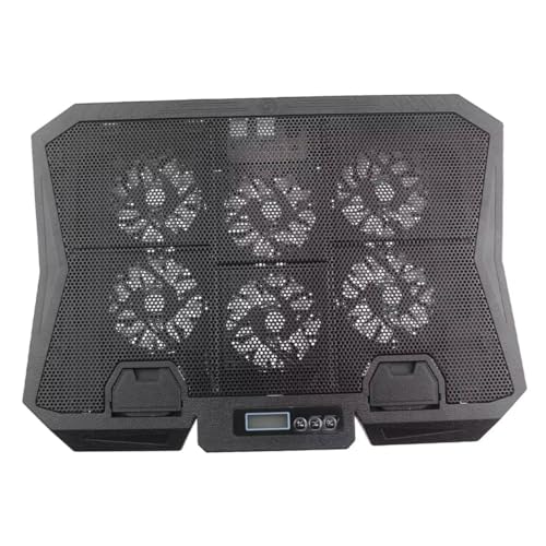 Base refrigerante portátil para laptop con 6 ventiladores miniatura 1