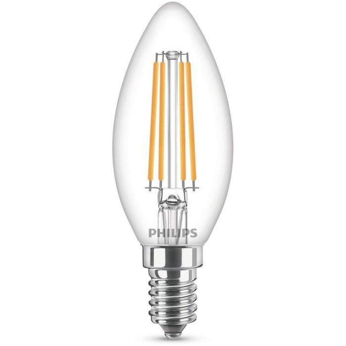 Philips Led Bulb Equivalent 60W E14 Warm White Non-Dimmable - Glass