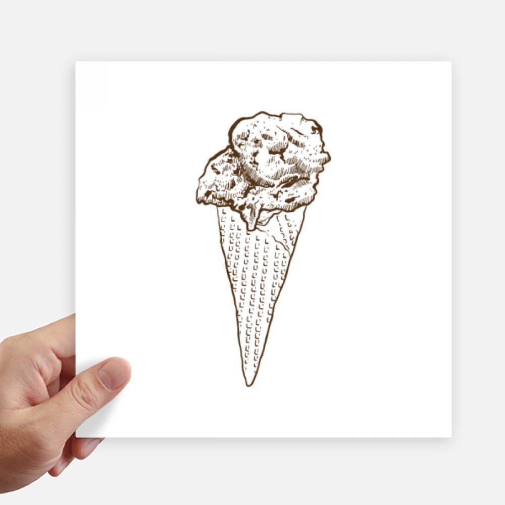 Pegatinas de helado crujiente DIYthinker de 20 cm para personalizar tu maleta de viaje y moto