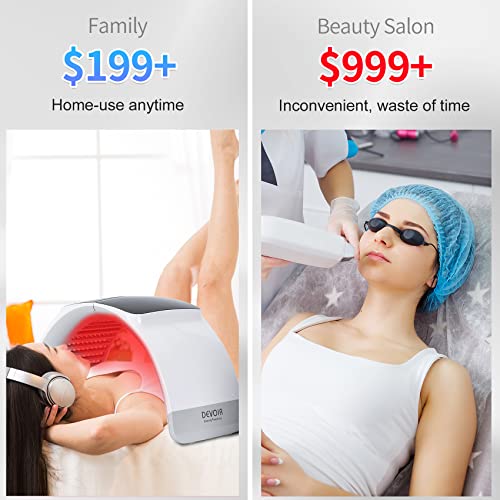 Led Therapy Light, Led Mask Rejuvenation Pdt Photonic Facial Skin Care Mask Firming Light Spa Facial Salon Beauty Salon Home Equipment #TOP4