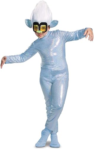 Disfraz de diamante pequeño, Trolls World Tour Tiny Diamond Troll disfraz para niños con tocado