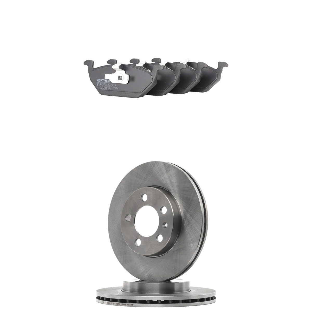 RIDEX Bremsenset Vorne 256mm Bremsscheiben und Bremsbeläge Belüftet