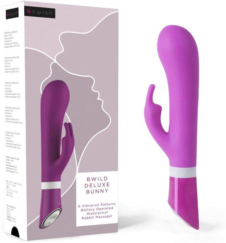 Bswish BWild Deluxe Bunny Vibrador Doble, 19.3 cm x 3.75 cm ...