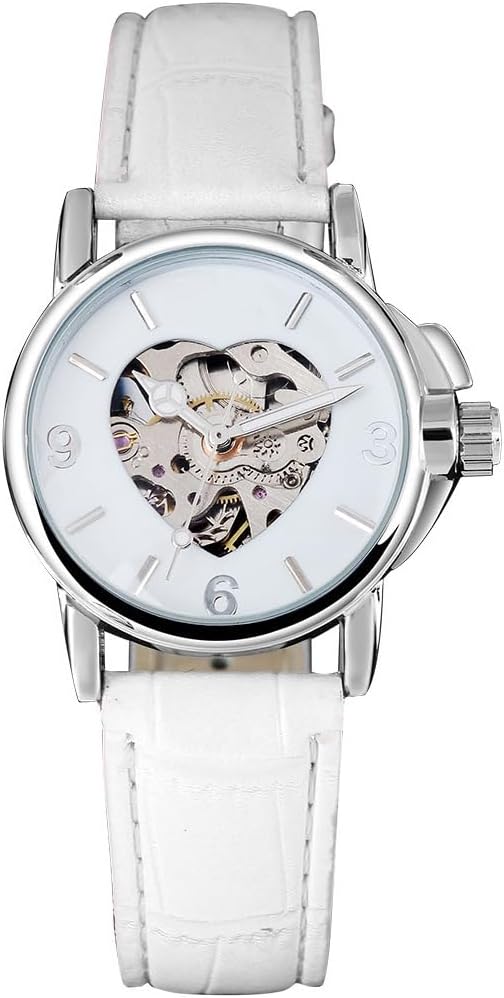 Reginald Watches for Women Fashion Casual Dress Watch Waterproof Butterfly Skeleton Dial Automatic Mechanical Watch