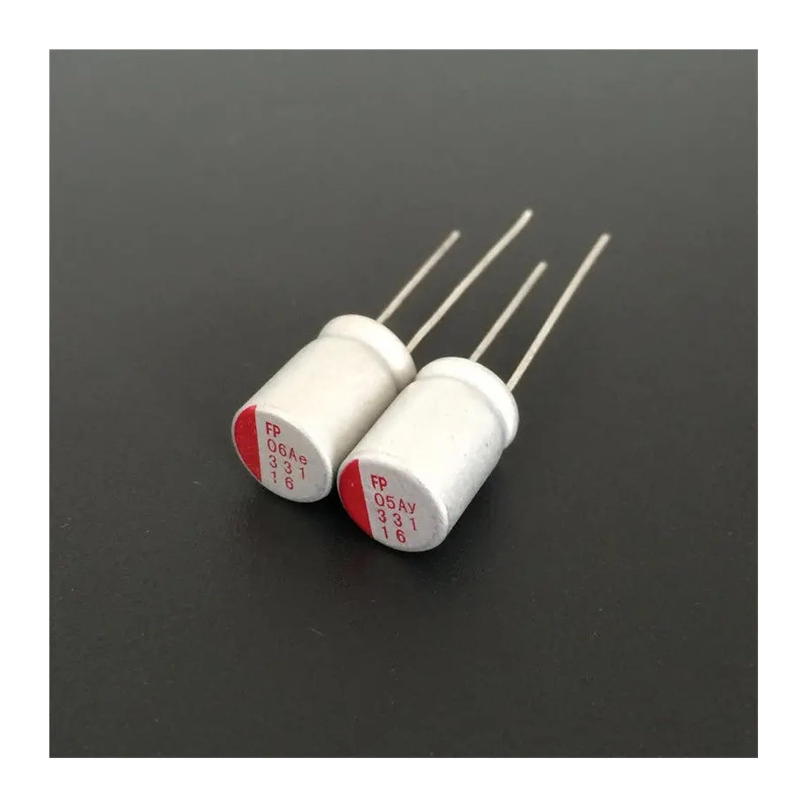ICXLPMC 50pcs 330uF 16V FP 8x12mm 16V330uF Solid motherboard Electrolytic Capacitors