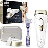 Braun IPL Silk Expert Pro 5 Haarentfernungsgerät Damen/Herren, dauerhaft sichtbare Haarentfernung, Venus Rasierer & Tasche, Alternative zur Laser Haarentfernung, Geschenk Frau, PL5157, weiß/gold