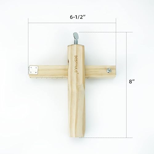 Miniatura 2 de BESTNULE Herramientas de cuero, tira de cuero y cortador de correa, herramienta de corte de cuero, cortador de cuero ajustable con 3 cuchillas