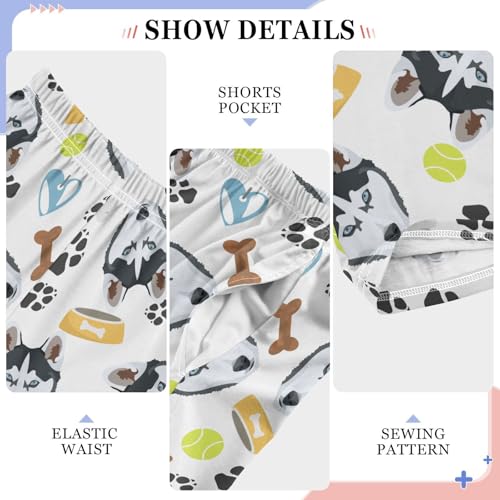 Dog Husky Stuff Boys Pants for Kids Jogger Pants with Pockets S-XL4