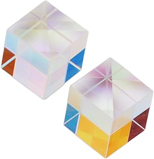 Mini Fantastic Refraction Prism 2Pcs Optical Glass Prism for Educational and Photography Use Explore The Science of Light and Color
