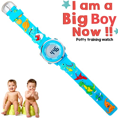Image of Toddler Potty Training Watch Toilet Timers Kids Potty Timer-Water Resistant /Long BatteryLife /No Charging Required