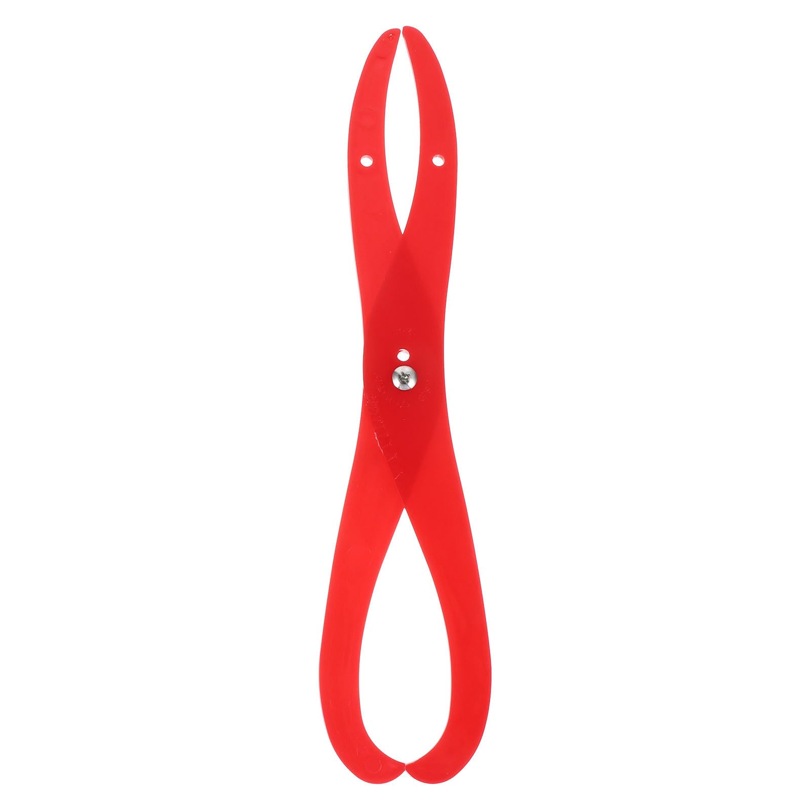 Healifty Bent Leg Caliper Plastic Clay Measuring Pottery Tool Clay Sculpture Ceramic Tool for Carving Shaping Clay Sculpture Modeling 6inch Red