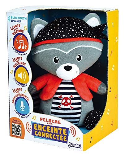 Peluche Bluetooth Jemini John Le Raton laveur 023991 enceinte doudou sonore bébé