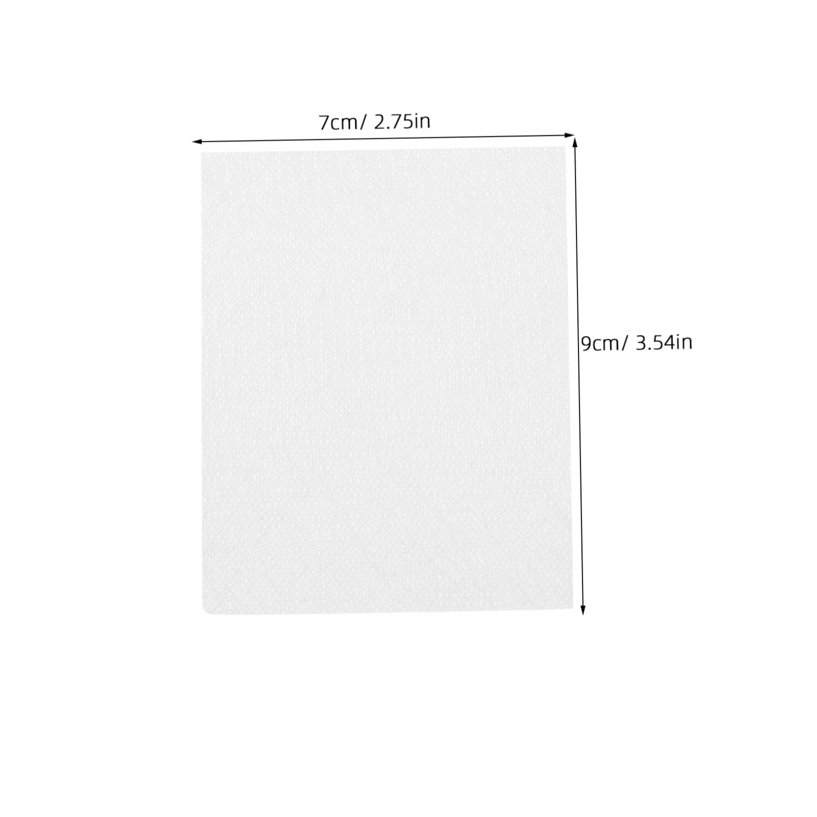 Beatifufu Invisible Silk Cotton Pads 80ct Gentle Makeup Remover for Face Eyes Lips Nails Soft Natural Lint Single Use