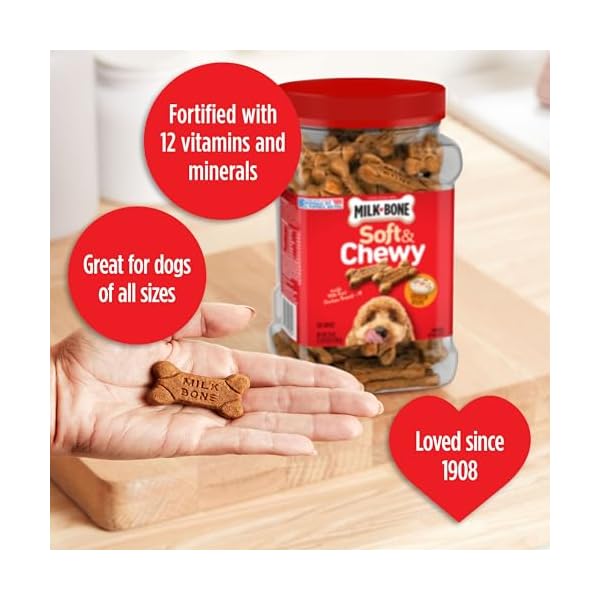 Milk bone soft chewy chicken recipe dog treats 25 ounces 1 count  urban country home decor