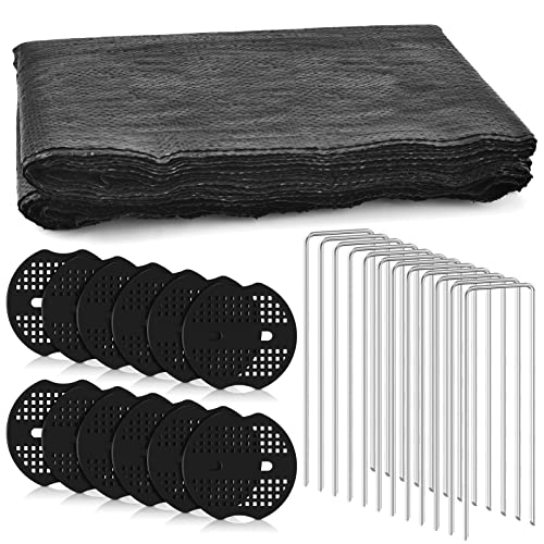 Weed Barrier Landscape Fabric Heavy Duty 1.3*50FT, Woven Ground Cover