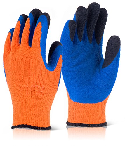 LATEX THERMO-STAR FULLY DIPPED GLOVE ORANGE 8