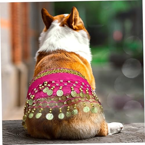 Disfraz para perro estilo baile del vientre en rosa miniatura 5