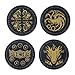 Produktbild Paladone House of The Dragon Metal Coasters - HOTD Merchandise